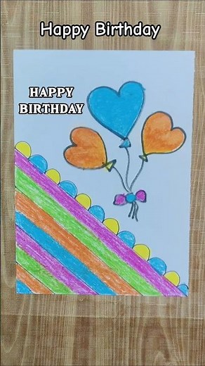 Birthday Greeting Card for teacher🎂🎊💝✨ #shorts #birthdaycard #trending #viral #art #diy