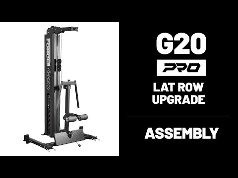 Force USA G20 Lat Row Station Assembly Guide