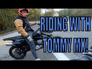 Riding the Mini Hog with Tommy MX!