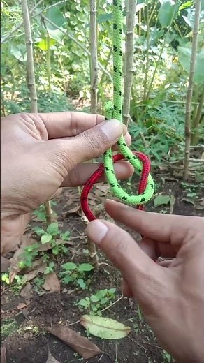 How to tie a square knot ✅
