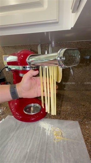 Easy KitchenAid Sourdough Pasta