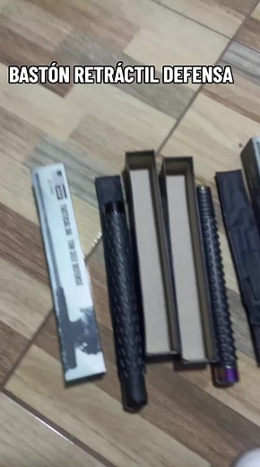 Bastón Retráctil para Defensa Personal Compacto y Funcional