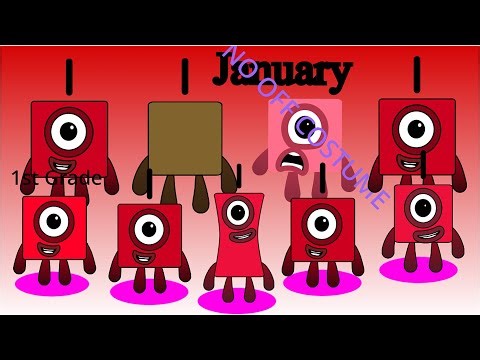 TEAM Numberblocks Band Ones in my bands throughout the years | Compilation Random