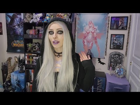 💜 Sylvanas Windrunner Banshee Queen Tears Makeup Tutorial 🖤