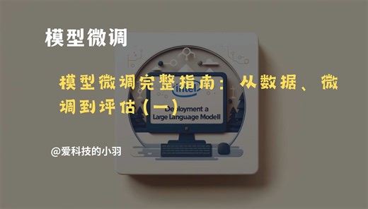 模型微调完整指南：从数据、微调到评估(一)
