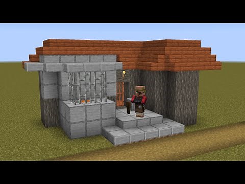 How to build a Minecraft Village Weaponsmith/Blacksmith 2 (1.14 savanna)