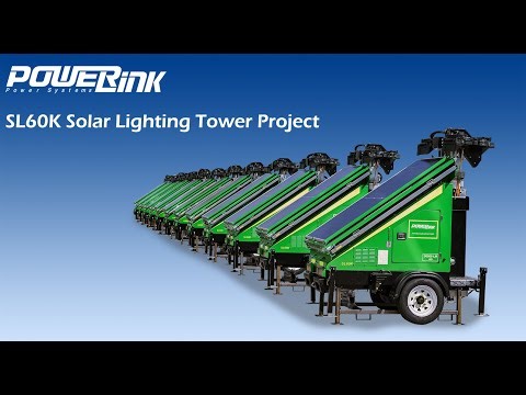 SL60K Solar Lighting Tower Project