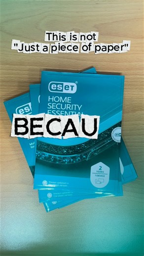 @esetph on Instagram: "Looks like a sleeve. Protects like a shield. 🛡️ Inside? A license key that unlocks real cybersecurity 🔐 🛒Get yours now! TikTok: https://tiktok.com/@esetph #ESET #ESETSleeves #CyberSecurity #DigitalProtection #OnlineSafety"