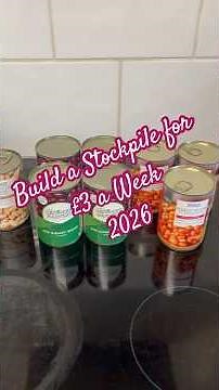 Week 6: Build a Stockpile for £3 a Week #stockpile #foodpreps