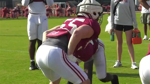 First look at Alabama freshman LB Qua Russaw in 2023 spring practice | Touchdown Alabama Magazine
