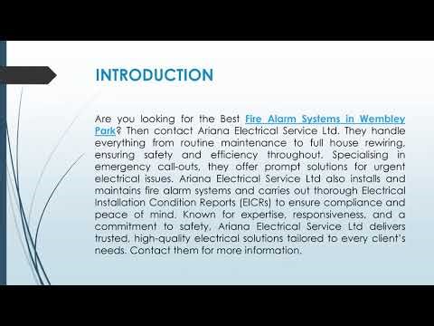 Best Fire Alarm Systems in Wembley Park