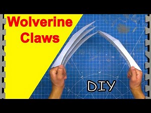 How To Make Wolverine Claws Out Of Cardboard! (DIY)