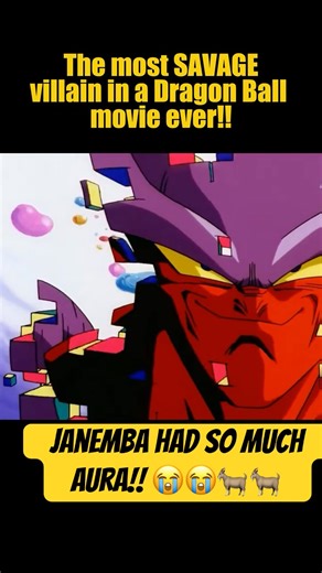 JANEMBA WAS THE BEST DBZ MOVIE VILLAIN?! Dragon Ball Daima #shorts #sparkingzero #dragonball