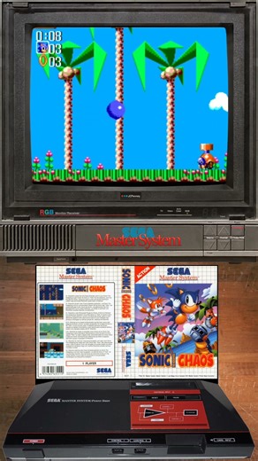 Sonic Chaos 1993 - Sega Master System - Retro Gaming