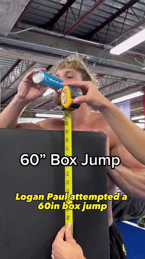 Logan Paul Box Jump Fail - Attempting Record Breaking Standing Box Jumps