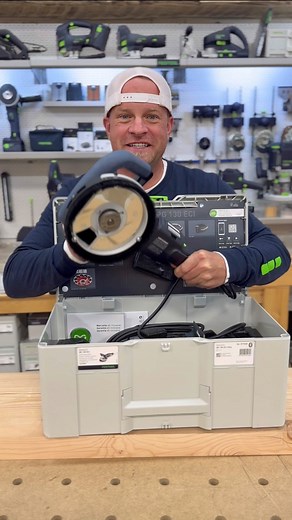 Dustin Mitchell on Instagram: "The brand new RG 130 diamond grinder from @festoolcanada #festool #tools #maker"