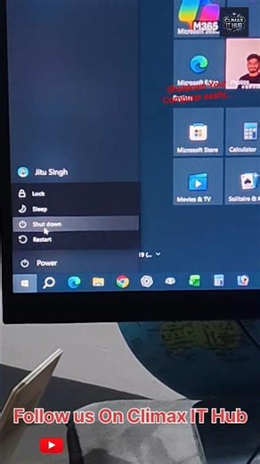Shutdown Your Computer Easily. #shorts #computer #ytshorts #yoytube