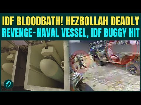 CHILLING RAW VIDEO: Iran Proxy BOMBS Israel Naval Vessel, IDF Buggy| IDF Troops KILLED in Attack?