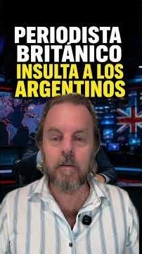 Un famoso periodista británico a quien no voy a mencionar, publicó un mensaje horrible en sus redes