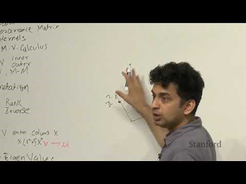 Stanford CS229: Machine Learning | Summer 2019 | Lecture 2 - Matrix Calculus and Probability Theory