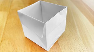 【折り紙】丈夫な箱の作り方　ペン立てにもなる！A4用紙で作る子供でも作れる簡単な折り方　origami box – ゆいのおりがみ研究室