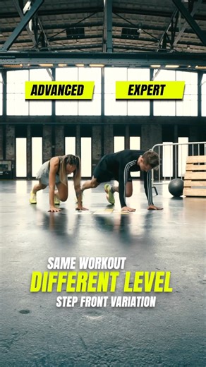 Different levels, same fun 😍 #bodyweightworkout #fitnessmotivation #functionaltraining