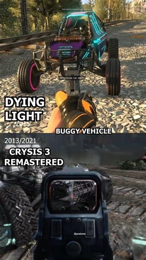 Buggy Vehicle Looks Dying Light Crysis 3 Remastered #shorts #dyinglight