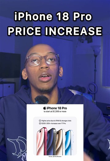 iPhone 18 Pro price is going to increase🙃 #iphone #apple #ios #tech | iphone 18pro max
