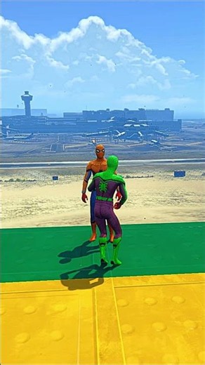 GTA 5 Epic Spiderman Ragdolls | Jumps / Fails ep.1642 #shorts