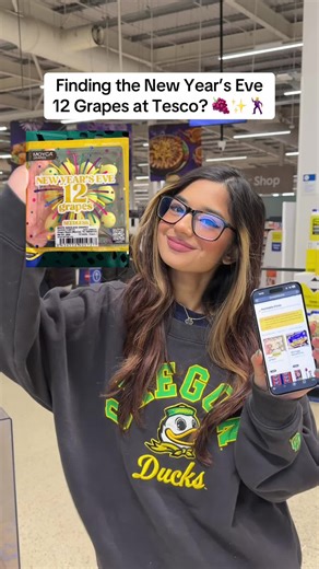 Do we eat at midnight right? Or 11:59pm I forgot! #12grapes #newyear #newukfood #12grapestradition #newyearseve