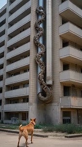 1.7M views · 636 reactions | Dog Vs Python at Multistoried Building #dog #snake #animals #wildlife | MGTC Farming | Facebook