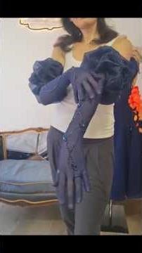 Princess gloves making 🧤