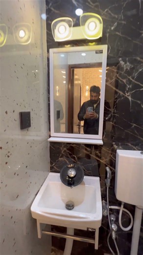 5 Marla Modern Powder Room Design🏠 #foryou #home #homedesign #interiordesign #duckybhai #house