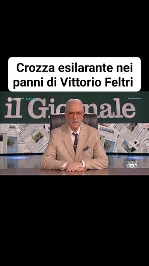 Maurizio Crozza fa ancora centro con la sua imitazione di Vittorio Feltri a Fratelli di Crozza. #MaurizioCrozza #FratelliDiCrozza #tv #vittoriofeltri | TvBlog.it