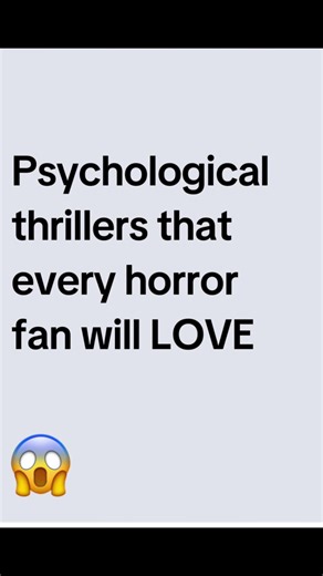 I’m a believer that Psychological Thrillers are a sub-genre of horror. Here are a few recommendations of films any horror geek will love! What’s your favorite psychological thriller? #horrortok #horrormovie #psychologicalthriller