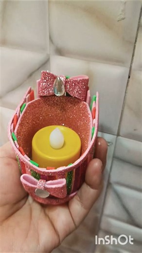 DIY candle holder #youtubeshorts #youtubealternative #youtubecreator