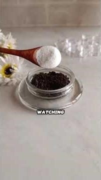 How to make coffee mask to exfoliate, scrub off and brighten dark knees and elbows.