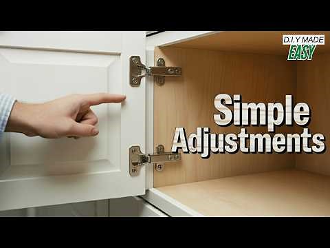 How To Fix Your Cabinet Door Hinges FAST with These 3 Simple Tricks
