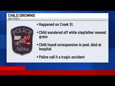 Juvenile drowns in swimming pool in Natchez, police say