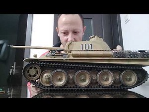 21st century toys 1:18 scale German Panther tank. Compatible with marauder & Joy Toy action figures
