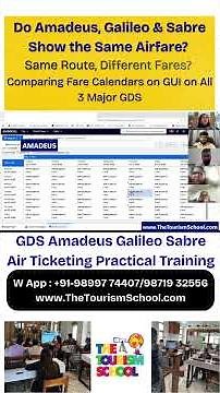 ✅Same Flight, Different Fare? Fare Differences Across GDS | Travel Agent Live Air Ticketing Class