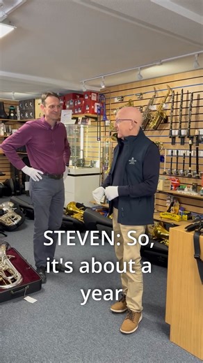 It's always a good day when euphonium legend Steven Mead visits us at Rosehill Instruments! Even if we can't tempt him with just one more Besson Prestige... See our range of Besson brass at: https://www.rosehillinstruments.co.uk/b/71/besson | Rosehill Instruments