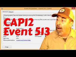Fix System State Backup Error CAPI2 Event ID 513