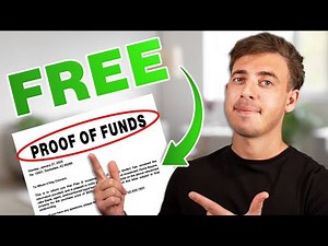 How To Get A FREE PROOF OF FUNDS Letter For Wholesaling Real Estate!