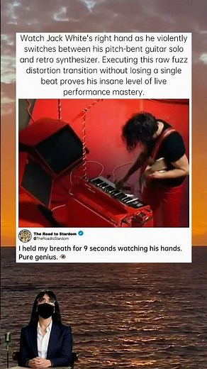 Watch Jack White Switch Instruments In 1 Second 🎸 #TheWhiteStripes #JackWhite #IckyThump