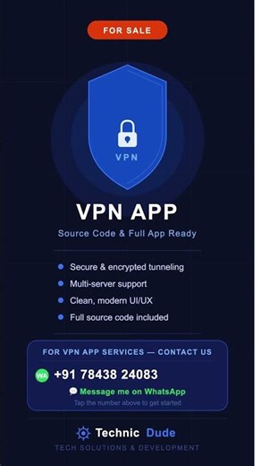 Get Your Own VPN App – Source Code For Sale! 🛡️ #vpnapp #shorts