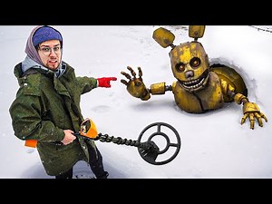 Found ANIMATRONICS Trapped Under the Snow!