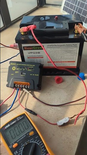 Intelligent 10A MPPT Solar Charge Controller with Small Solar System