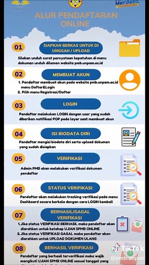 Alur Pendaftaran Online Mahasiswa Baru di Unpam