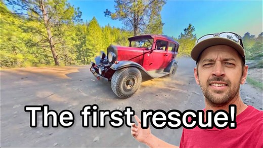 I rescued a sprinter van with a 94-year-old car!
